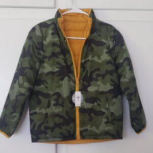 Boys reversible camo jacket
